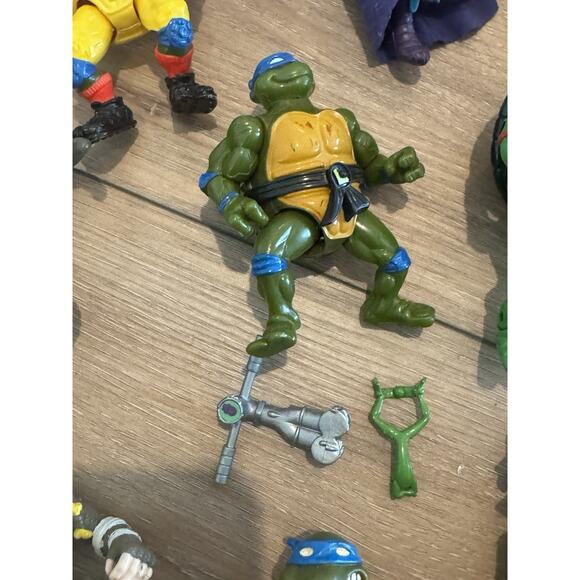 Vintage Teenage Mutant Ninja Turtles Tmnt Action Figure Lot 80s 90s Playmates - Picture 8 of 16